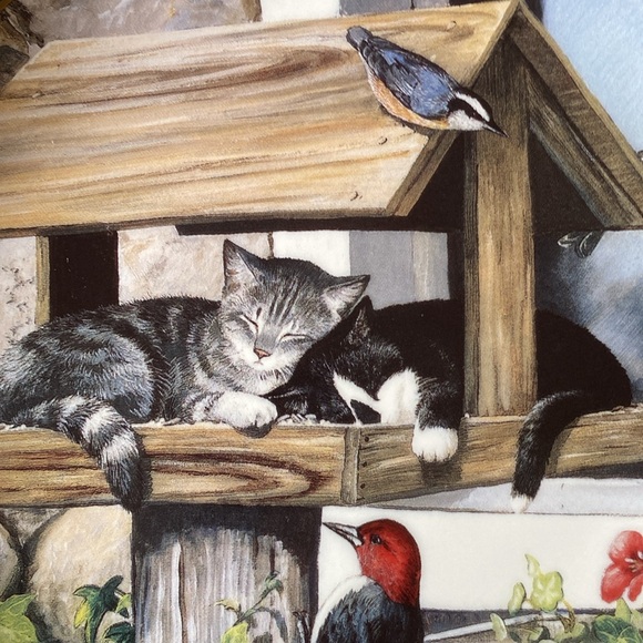 Bradford Exchange Cat Lovers "Full House" Collector's 8 Inch Plate - Picture 1 of 4